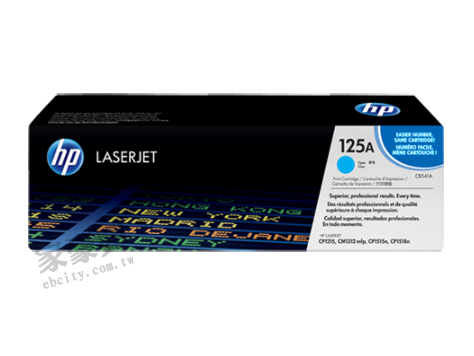 HP tpgүX  CB541A i125Aj  Color LaserJet CP1215 Mini/CP1515n/cp1518ni/CM1312MFP C