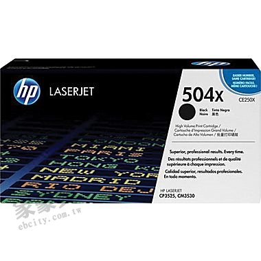 HP tpgүX  CE250X  i504Xj  Color LaserJet CM3530/CP3525/n/dn ¦ eq