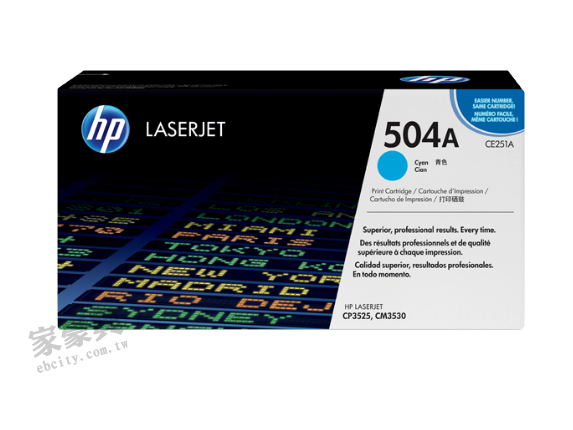HP tpgүX  CE251A  i504Aj  Color LaserJet CM3530/CP3525/n/dn Ŧ