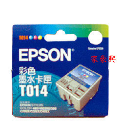 EPSON原廠墨水匣 T014051 彩色 ST-C480/580 <font color=red>福利品 超低特價 數量不多 欲購從速</font>