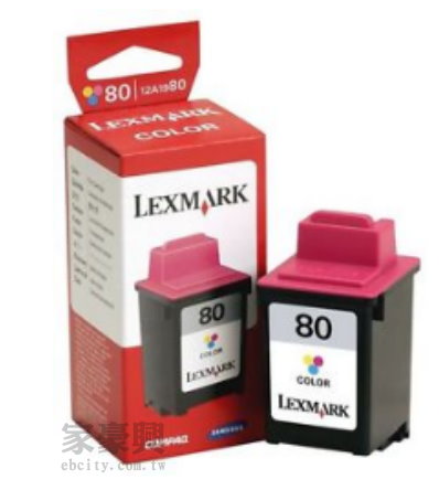 LEXMARKtX 12A1980 (#80) Z11/31/CJ3200/500/7000/OC45 m