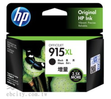 HP 3YM22AA (915XL) OfficeJet Pro 8010/8012/8020/8022 /8028/8026 AiO  Deskjet 1212/2332/2722/2723/ Plus 4120  ¦ⰪeqX(CLq825)