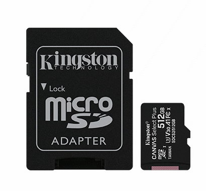 Kingston hy SDCS2/512GB 512GB micSDXC Canvas Select Plus/740522 OХd HSD౵dAiPƦ۾ۮe