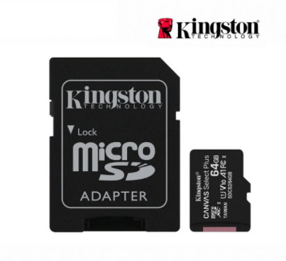 Kingston hy SDCS2/64GB 64GB micSDXC Canvas Select Plus/740541 OХd HSD౵dAiPƦ۾ۮe