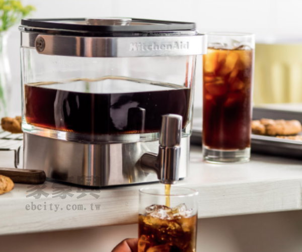 【KitchenAid】0.8L不鏽鋼冷萃咖啡機 ★不鏽鋼冷萃咖啡壺可冷萃咖啡、冷萃茶