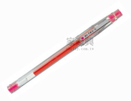 超細鋼珠筆 PILOT  HI-TEC-C 0.4mm 粉紅色